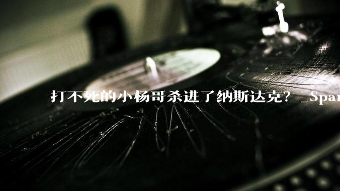 打不死的小杨哥杀进了纳斯达克？_Sparkle_Rich_上市公司